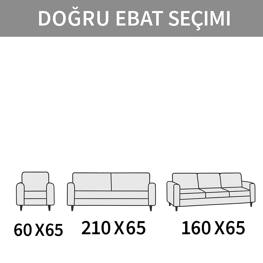 Kaymaz Tabanlı Koltuk Örtüsü – Kapitoneli (3+3+1+1 Set)